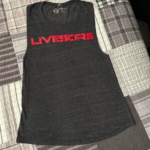 Women’s Livesore Highly Aggressive Tank Top Triblend size small